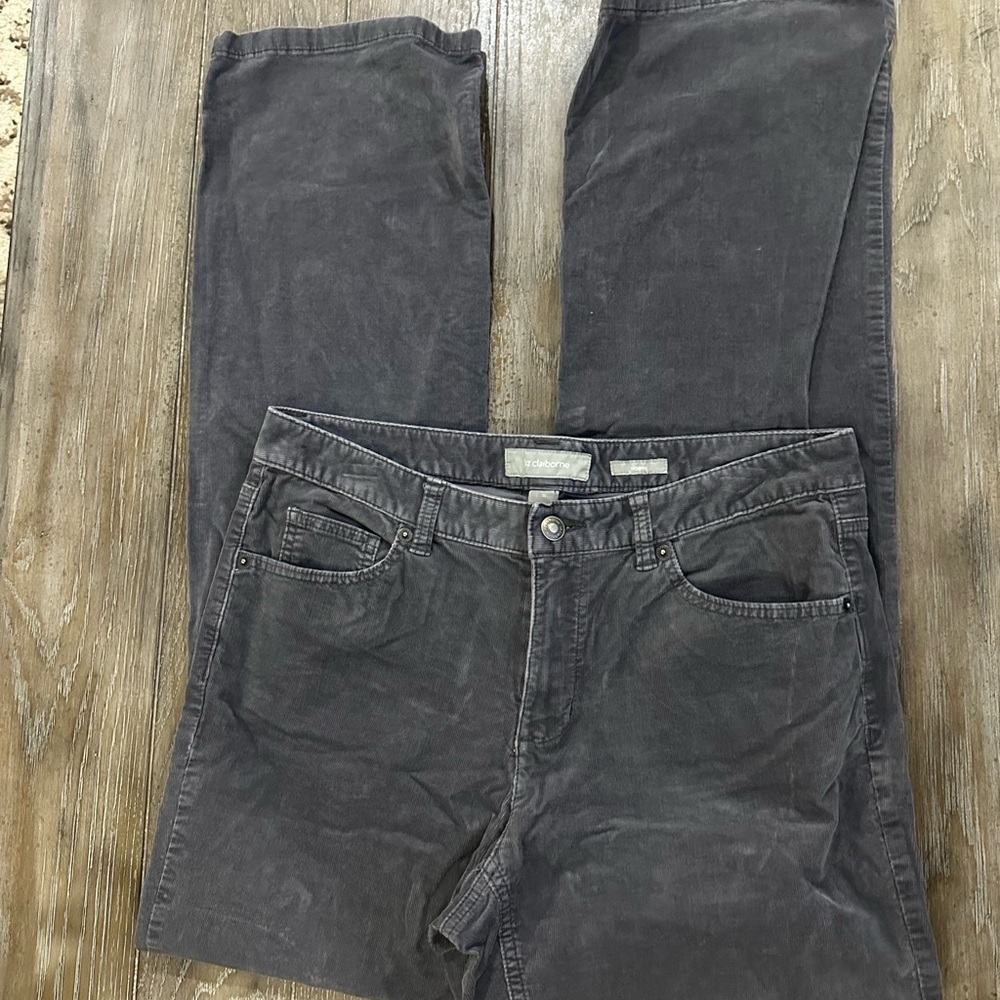 Liz Claiborne Women's Gray Flare Pants